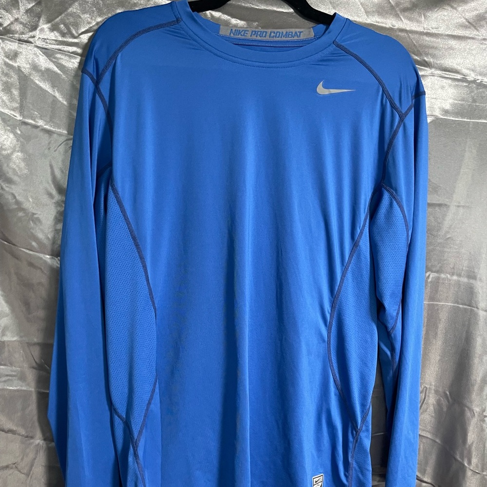 Nike Blue Dri-Fit Long Sleeve